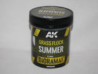 AK Interactive Diorama Series 2mm Summer Grass Flock 250ml Plastic Tub - AK8220