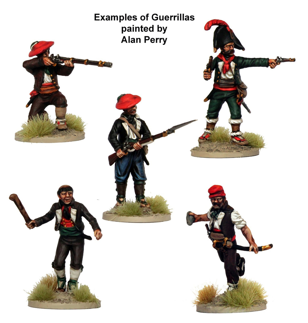 Perry Miniatures 28mm Hard Plastic Spanish Napoleonic Guerrillas (1808-14) - SPA90