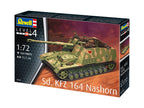 Revell 1:72 Sd.Kfz 164 Nashorn Anti Tank Scale Model Kit Skill Level 4 - 03358