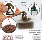 The Army Painter Battlefield Steppe Grass For Wargaming Bases 150ml Tub - BF4115