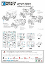 Rubicon Models 1:56 Willys MB Commonwealth 1/4 Ton 4x4 Utility Truck - 280050