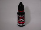 Vallejo Game Color Acrylic Ink Range Black 18ml/0.6 fl oz Dropper Bottle 72.094