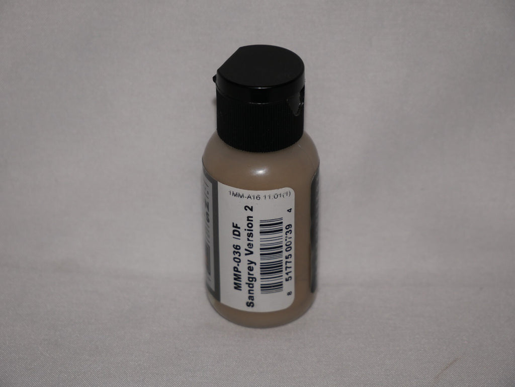 Mission Models Premium Hobby Paints IDF Sandgrey Version 2 30ml Bottle MMP - 036