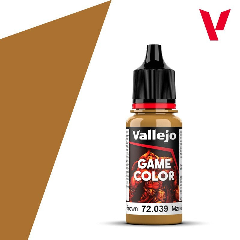 Vallejo Game Color Acrylics Plague Brown 18ml/0.6 fl oz Dropper Bottle - 72.039