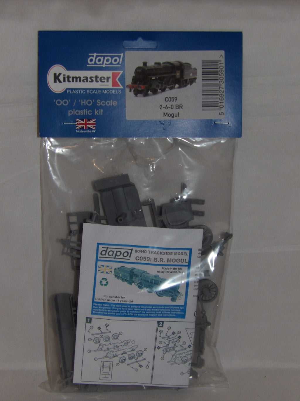 Dapol Kitmaster "OO/HO" 2-6-0 Britsh Rail (BR) Mogul Steam Locomotive C059
