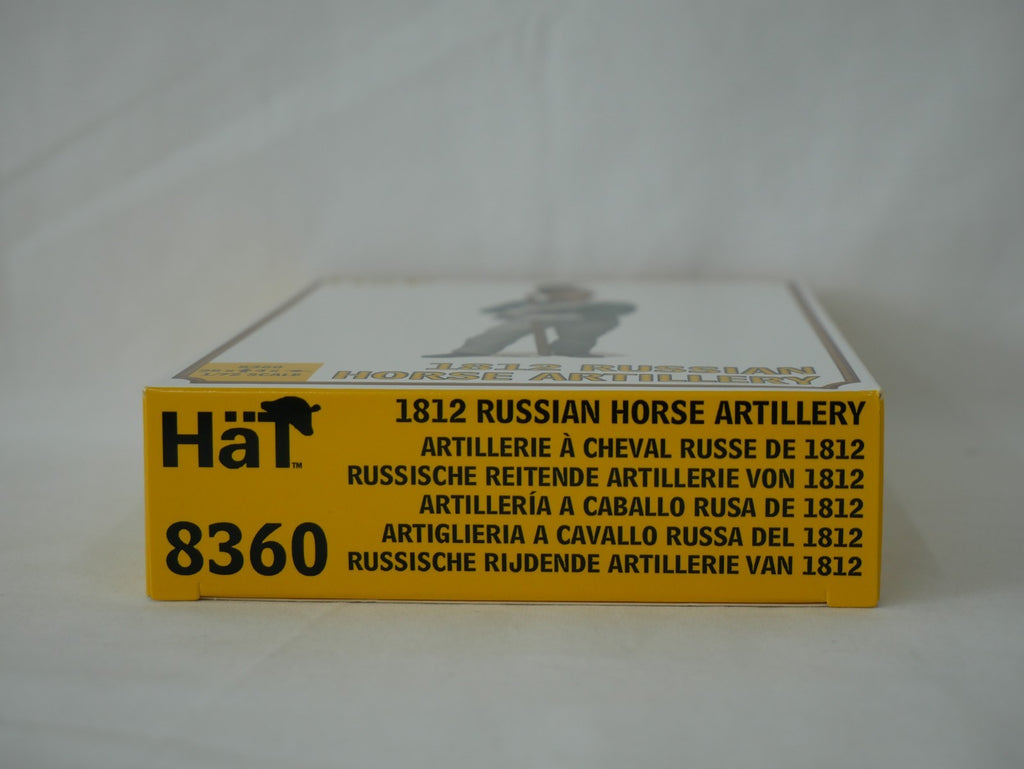 Hat Industrie 1:72 Scale1812 Napoleonic Russian Horse Artillery with 10lb (1/4 pud) Unicorn gun - 8360