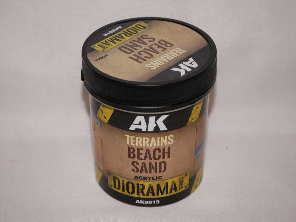 AK Interactive Diorama Terrains Beach Sand Acrylic 250ml Tub - AK8019
