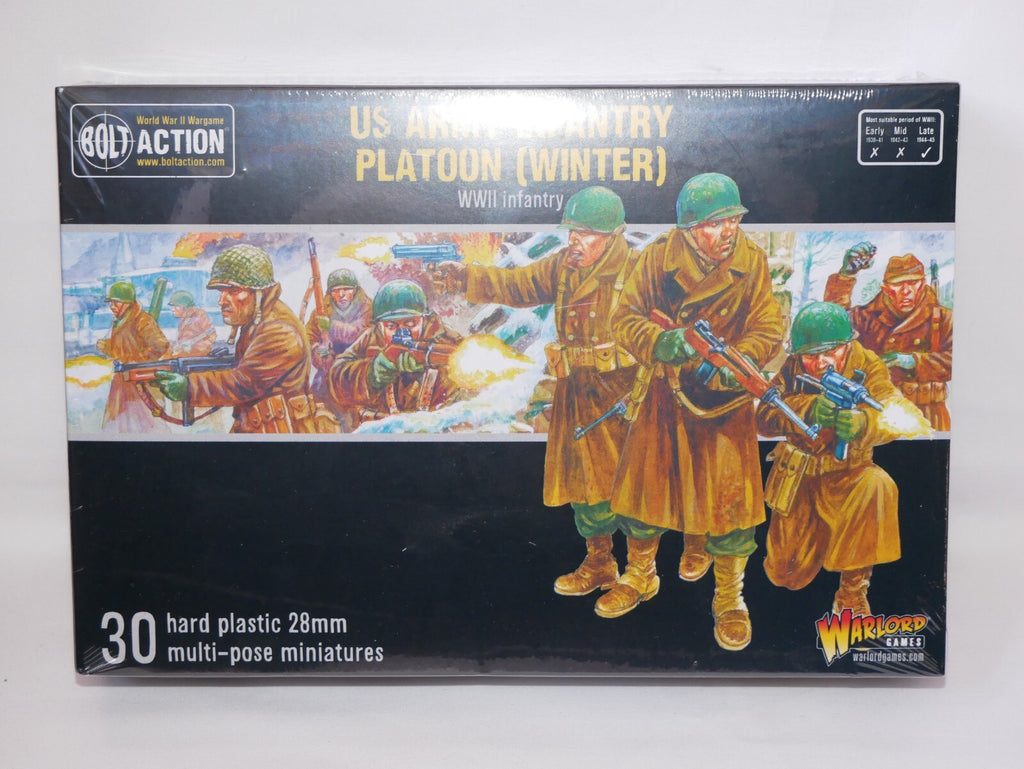 Warlord Games Bolt Action 1:56 WWII US Army Infantry Platoon (Winter) 402013051