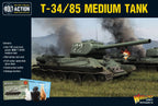 Warlord Games Bolt Action 1:56 Scale WWII Soviet T-34/85 Medium Tank - 402014004