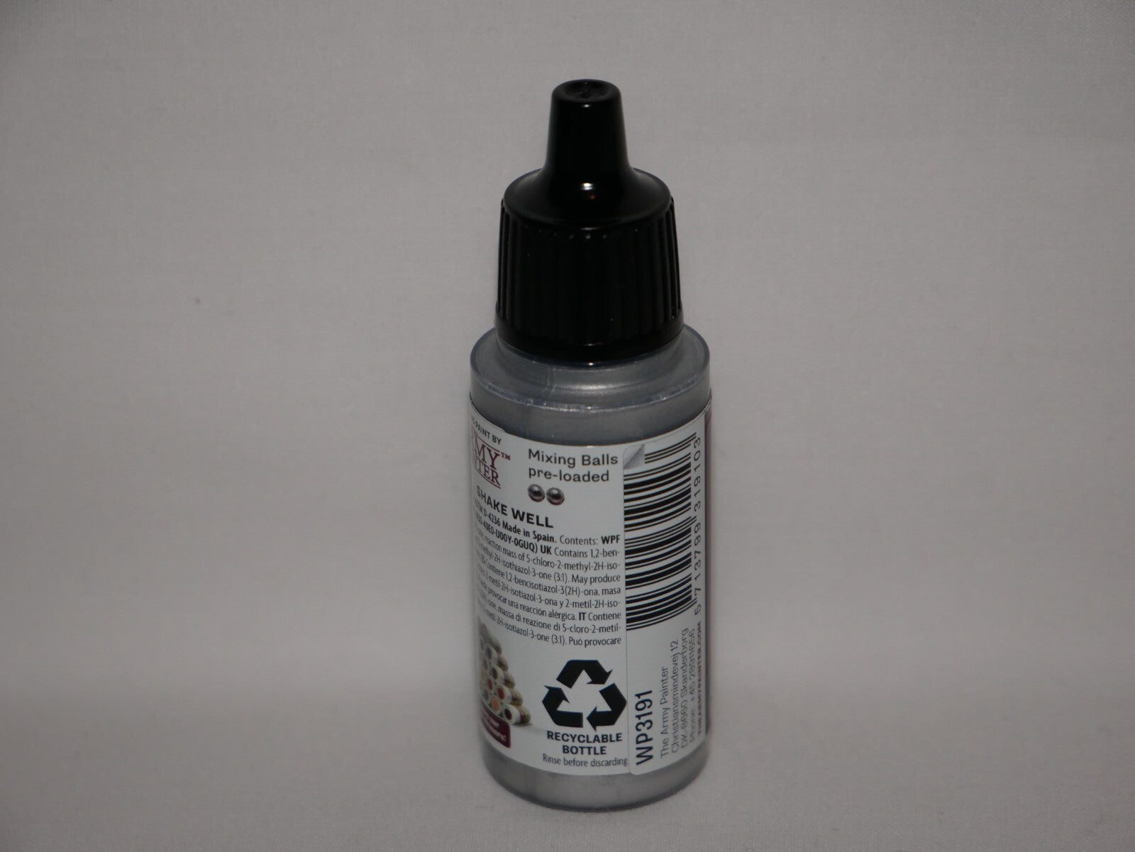 The Army Painter Warpaints Fanatic Shining Silver Metallic 18ml Bottle - WP3191