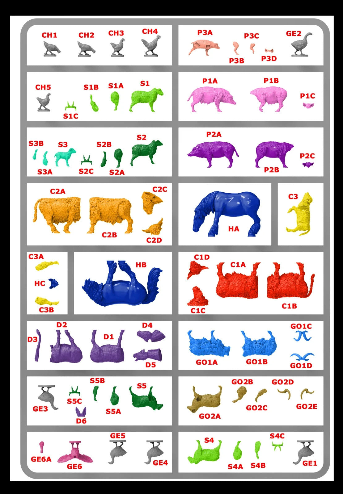 Victrix Ltd Pillage Ransack The Middle Ages 28mm Medieval Farm Animals - VXE014