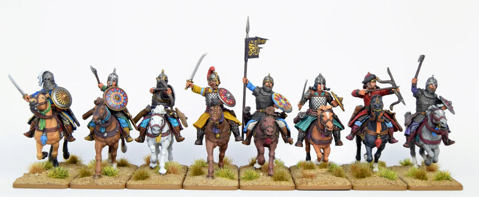 Victrix Medieval Warriors 28mm Scale Hard Plastic Islamic Cavalry Models VXM003