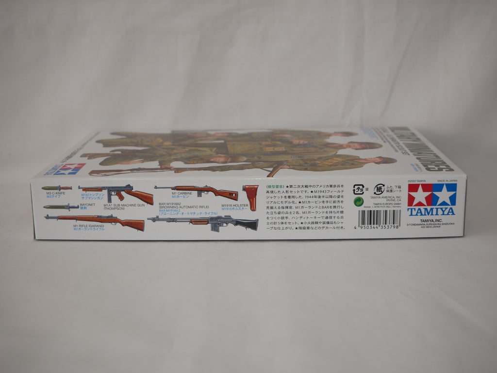 Tamiya Military Miniatures 1:35 Scale WWII US Infantry Scout Figures Set - 35379