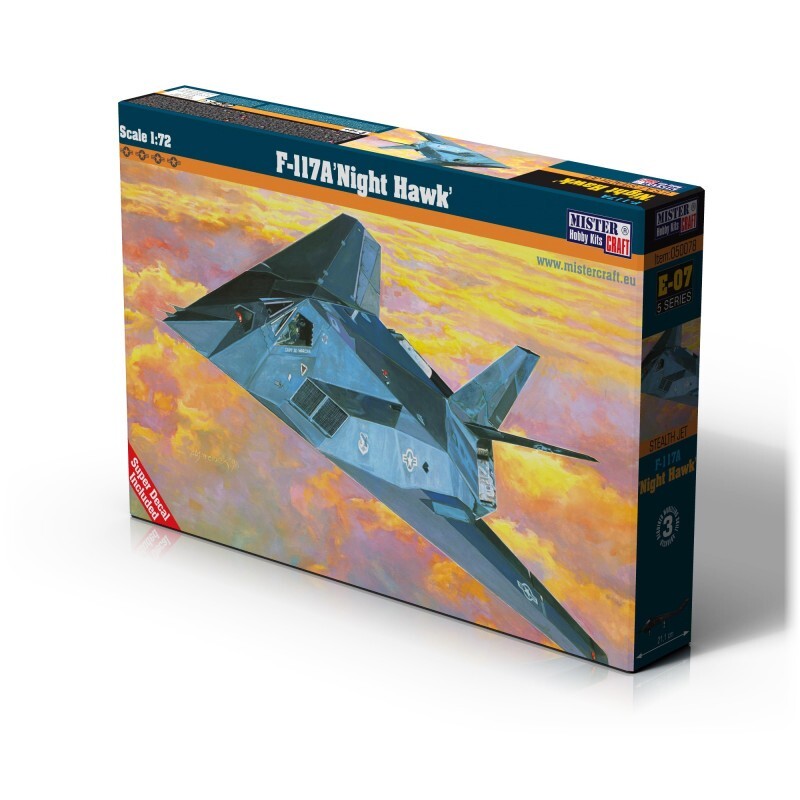 MisterCraft Hobby Kits 1:72 Scale (E-05) Lockheed F-117A "Night Hawk" - 050054