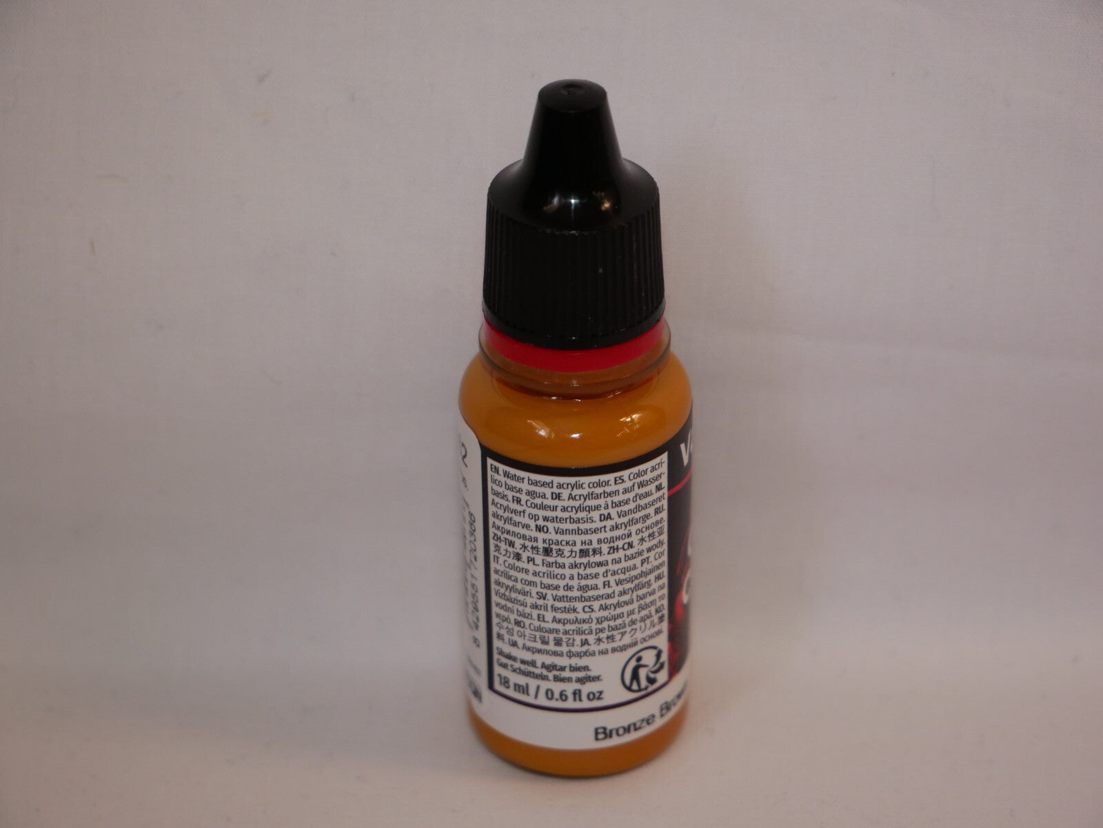 Vallejo Game Color Acrylics Bronze Brown 18ml/0.6 fl oz Dropper Bottle - 72.036