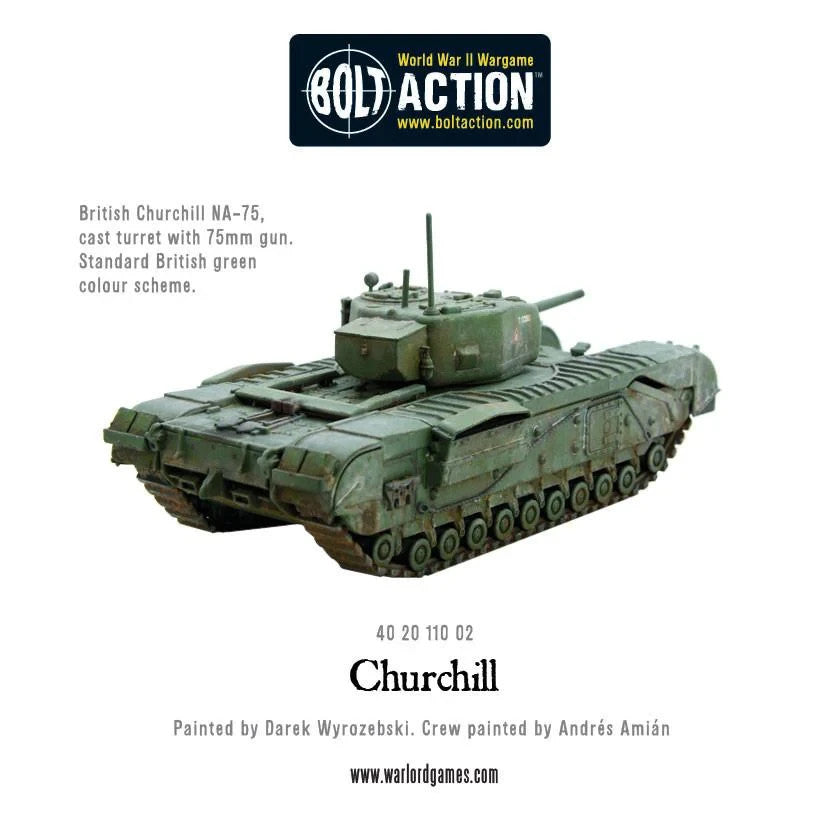 Warlord Games Bolt Action 1:56 Scale WWII Churchill Infantry Tank - (402011002)