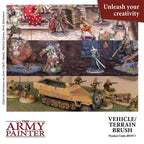 The Army Painter Wargamer Vehicle & Terrain Brush For Miniature Painting BR7011