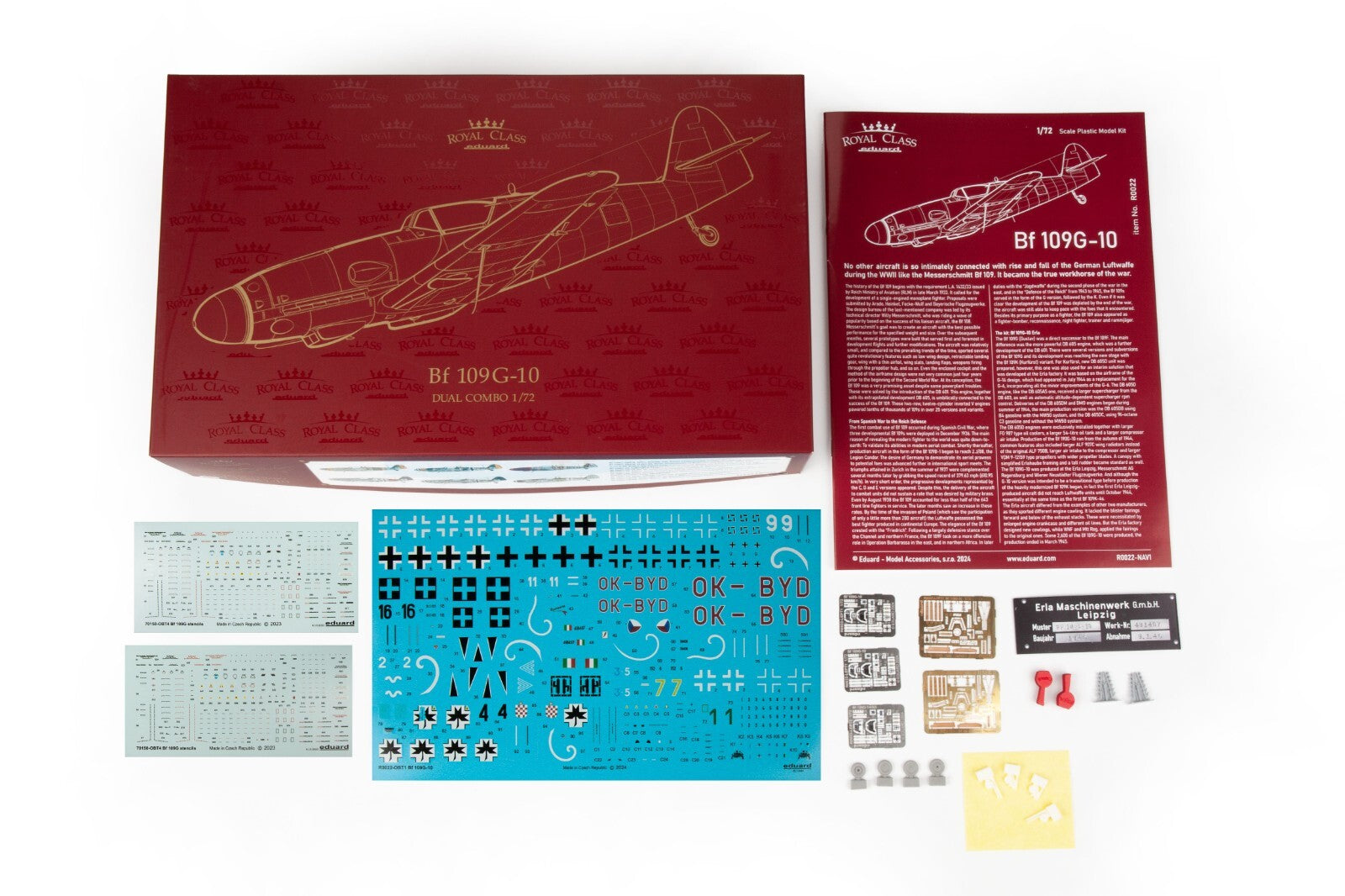 Eduard 1:72 Scale Bf 109 G-10 Dual Combo Set 'The Royal Class Edition' - R0022