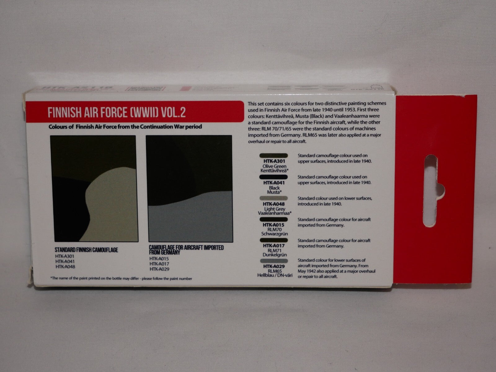 Hataka Red Line Optimised For Airbrush Finish Air Force WWII Vol.2 - (HTK-AS118)