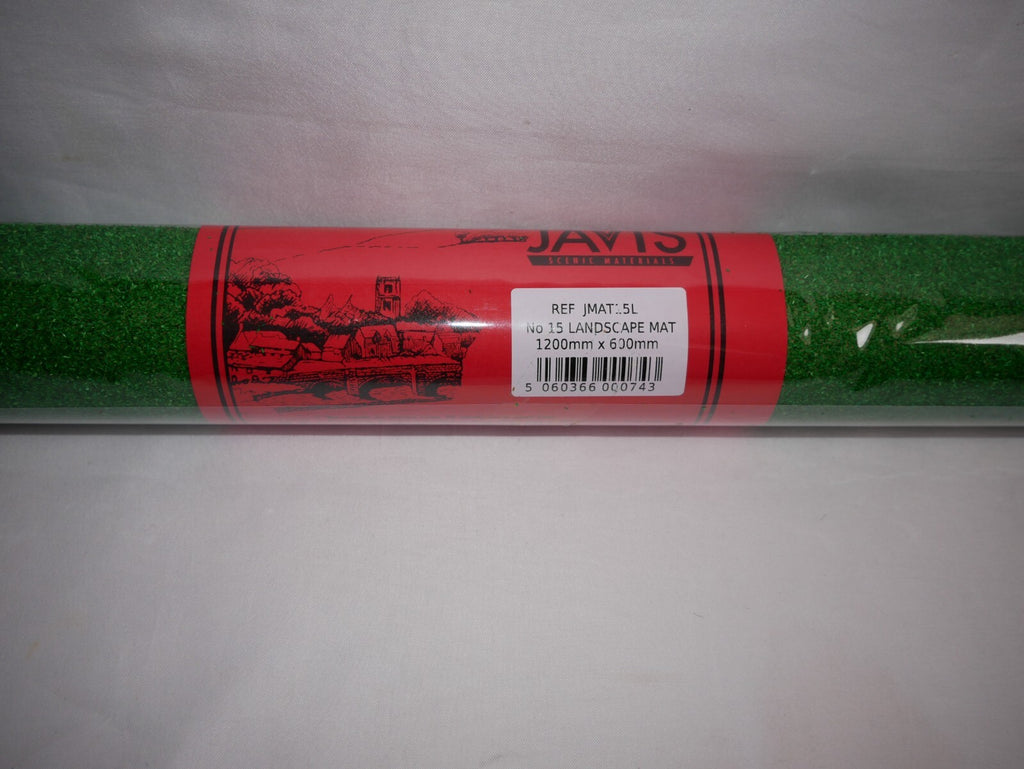 Javis scenics "OO/HO" No 15 Medium Green Landscape Mat 1200mm x 600mm JMAT15L
