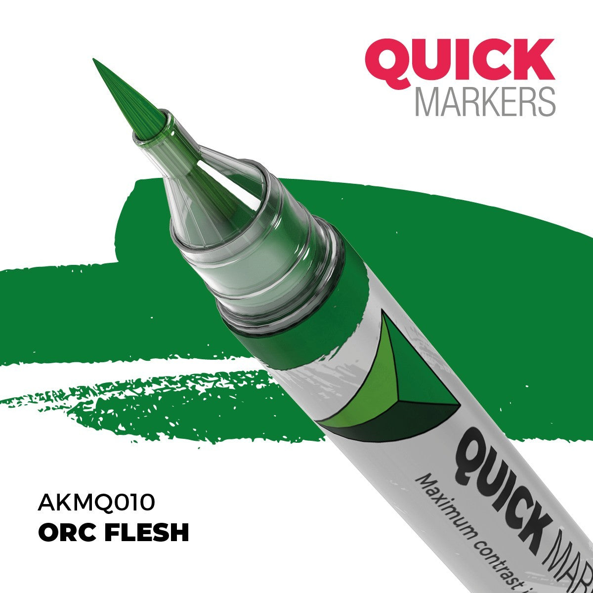 AK Interactive Acrylic Quick Gen Markers For Tabletop Games Orc Flesh - AKMQ010
