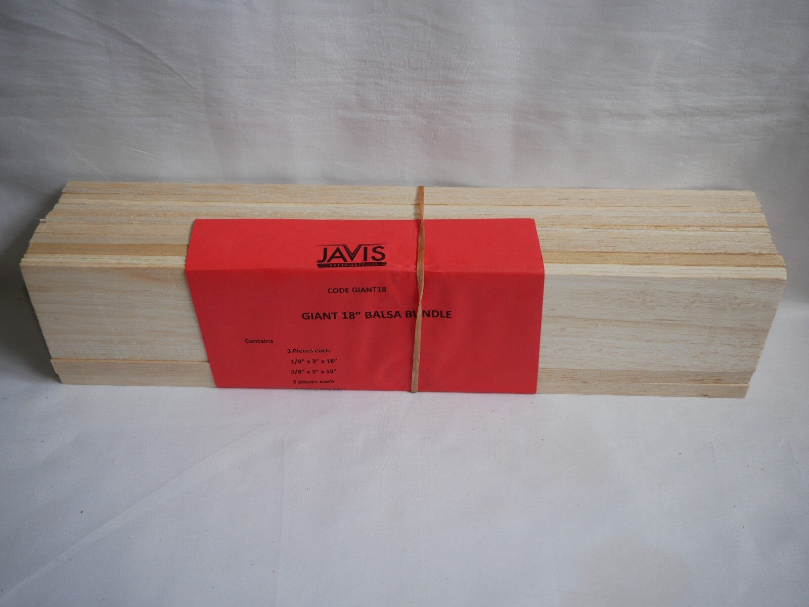 Javis Manufacturing Ltd Multipiece Giant 18" Balsa Bundle Mixed Sizes - GIANT18