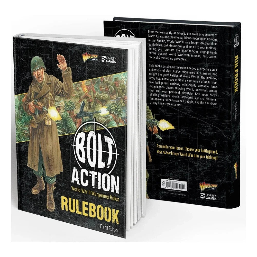 Warlord Games Bolt Action Third Edition Tabletop Wargaming Hardback Rule Book - 401010030