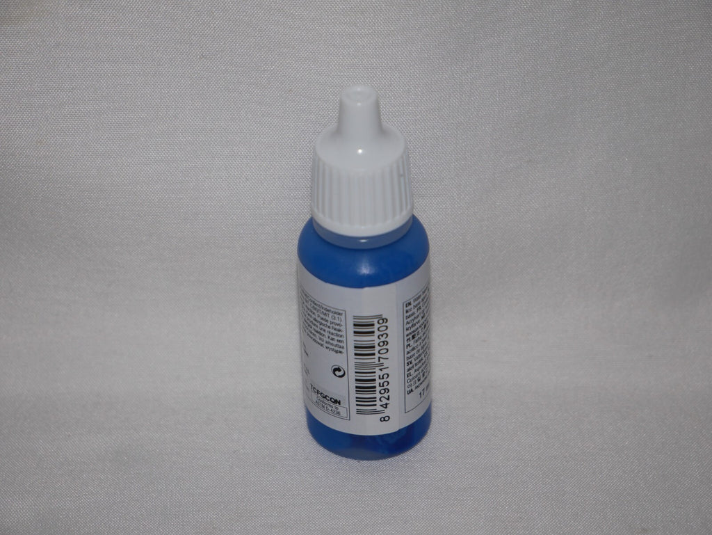 Vallejo Model Color Dark Blue Acrylic 17ml/0.57 fl oz Dropper Bottle - 70.930