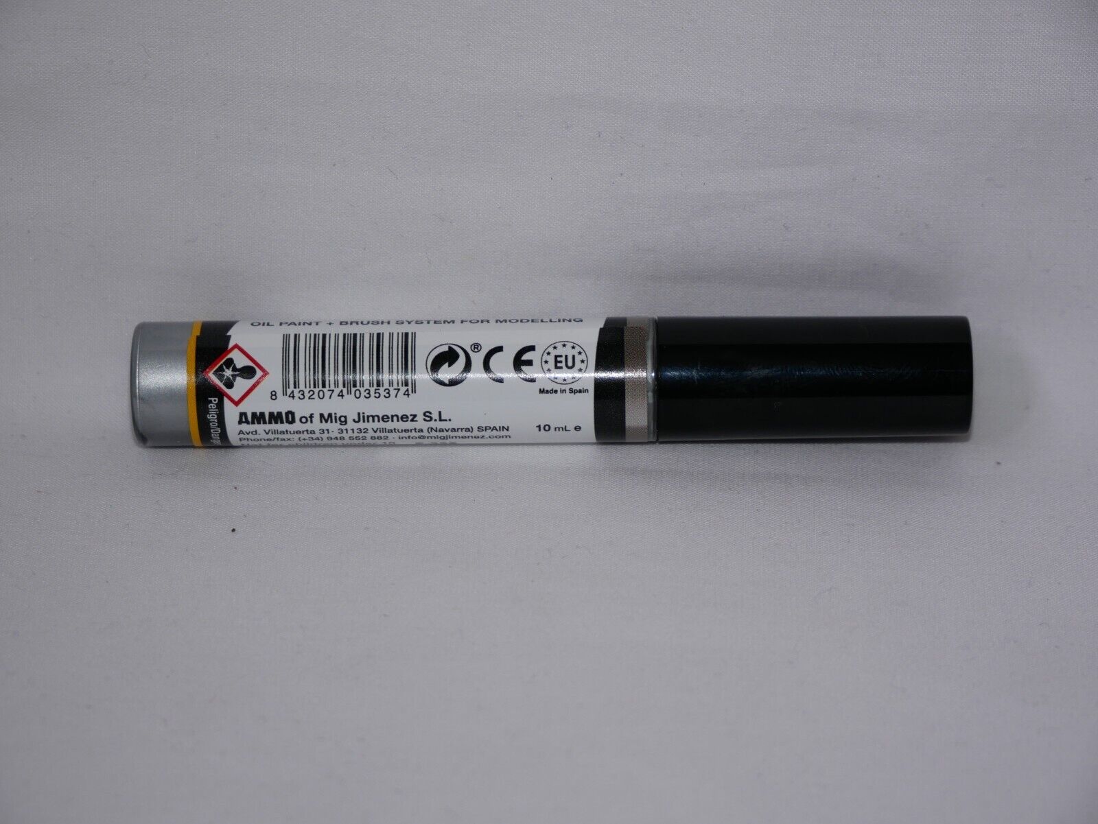 Ammo By Mig Jimenez Aluminium Oilbrusher With Fine Brush Applicator - A.MIG-3537