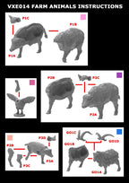 Victrix Ltd Pillage Ransack The Middle Ages 28mm Medieval Farm Animals - VXE014