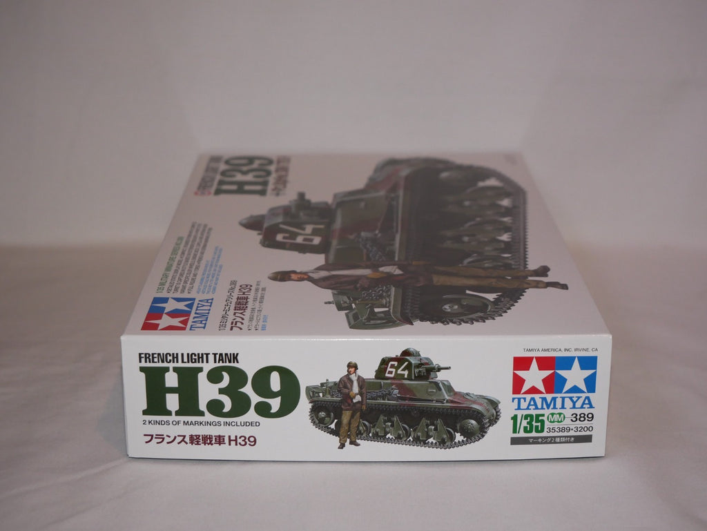 Tamiya 1:35 Scale Military Miniature Series No.389 French Light Tank H39 - 35389