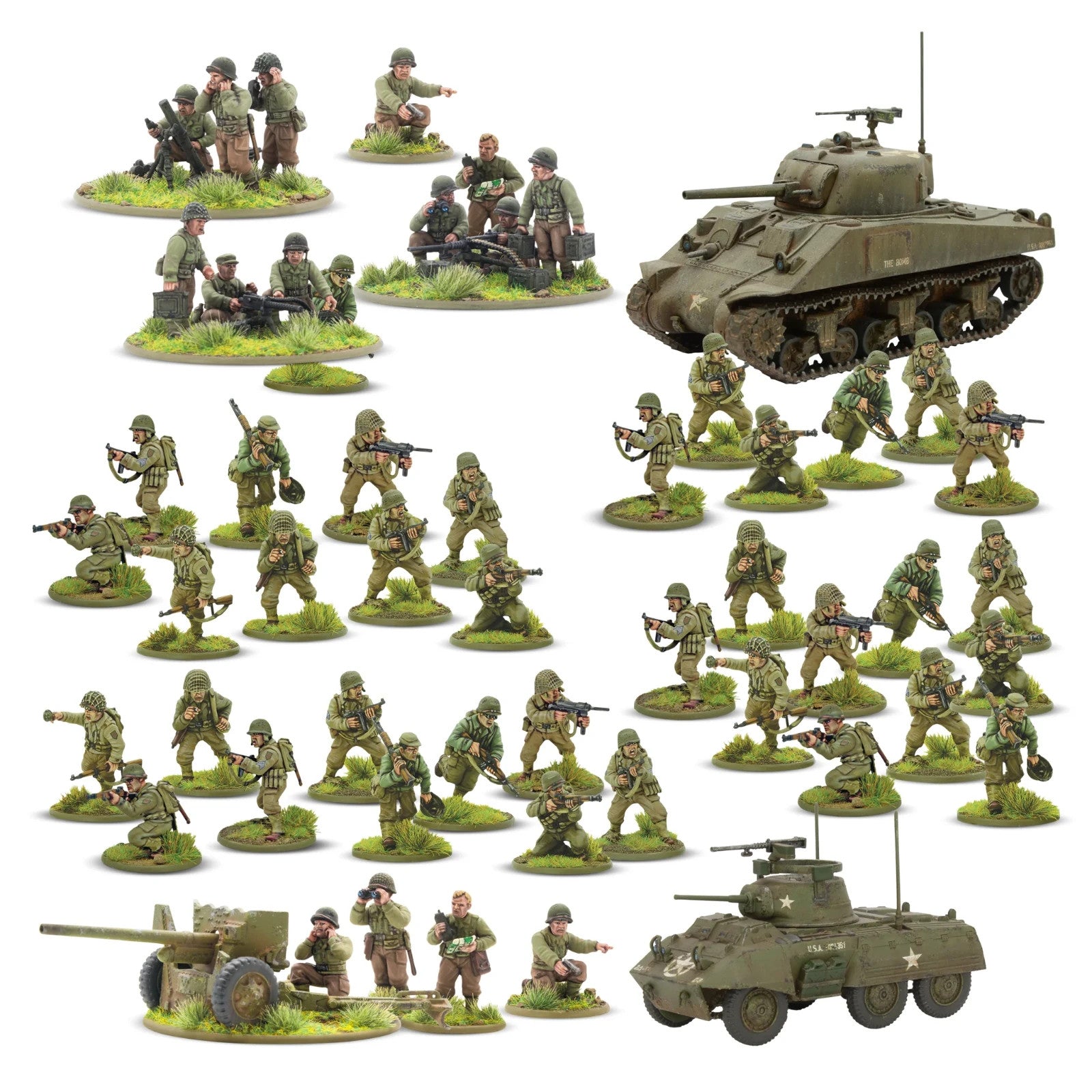 Warlord Games Bolt Action 1:56 Stars And Stripes US Starter Army Set - 402013056