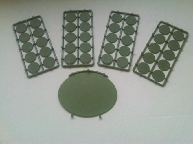Renedra Ltd Generic Scenery & Bases Large Oval / 25mm Dia Mixed Bases - RNOVALMIX