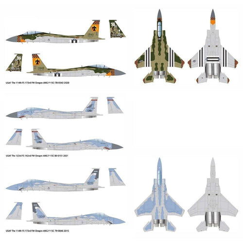 Academy 1:72 USAF F-15C ANG 75 Anniversary Medal of Honor Skill Level 4 - 12582