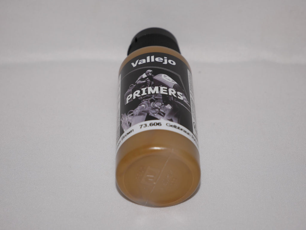 Vallejo Polyurethane Surface Primer German Green Brown 60ml Bottle - 73.606