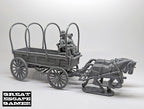 Great Escape Games Dead Mans Hand 28mm Scale General Purpose Wagon - DMHP003