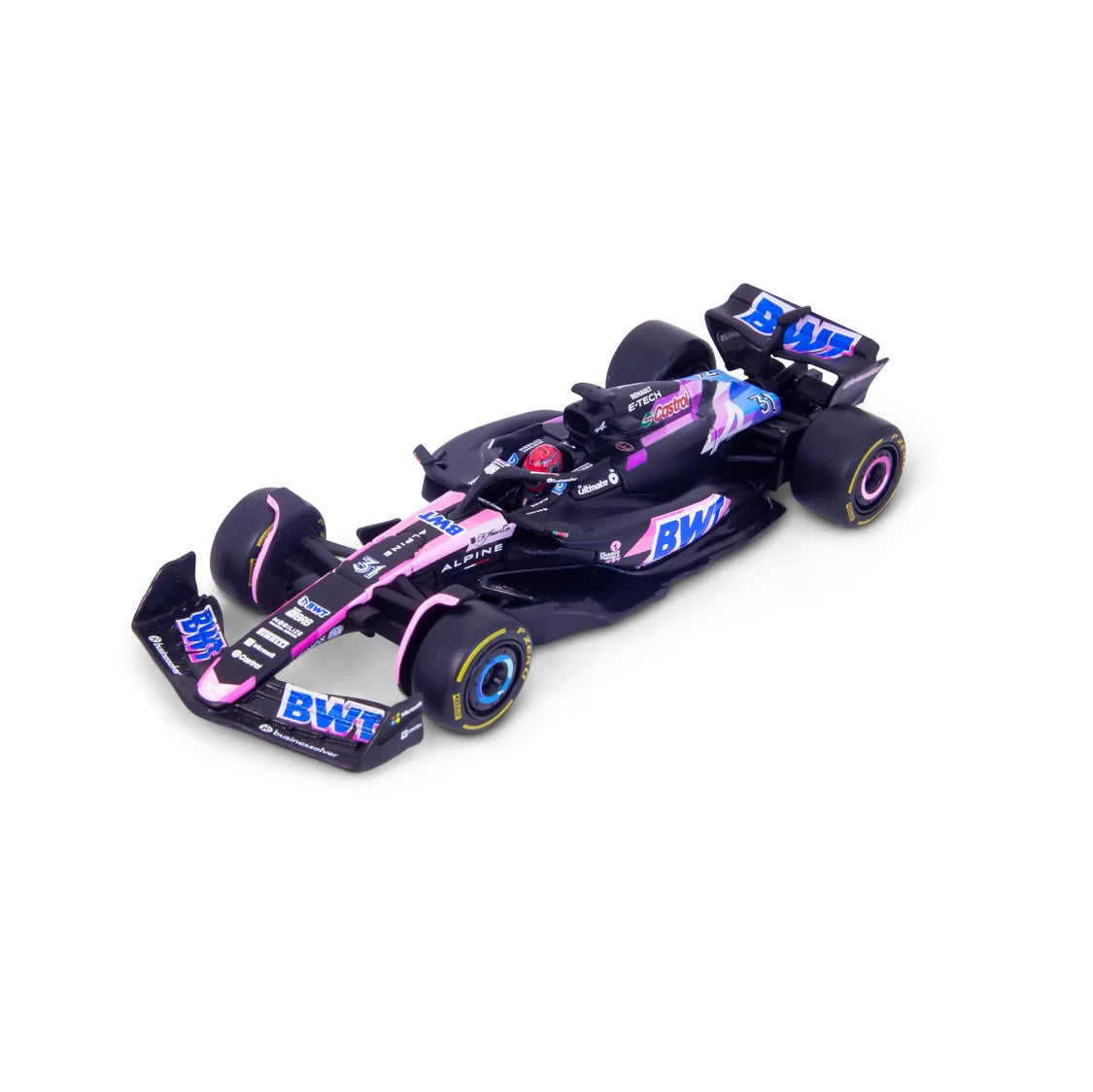 Burago 1:43 Scale BWT Alpine F1 Team A524 2024 No.31 Esteban Ocon - #18-38220O