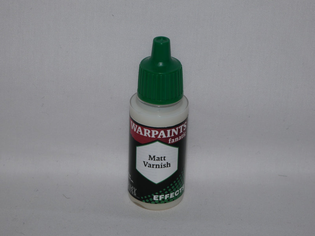 The Army Painter Warpaints Fanatic Effects Matt Varnish (18ml) Bottle - WP3174