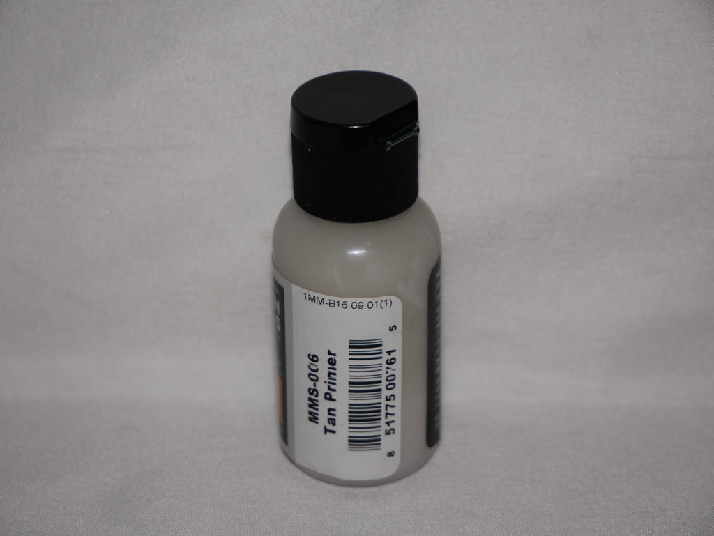 Mission Models Premium Hobby Paints Tan Primer 30ml / 1 fl oz Bottle (MMS - 006)