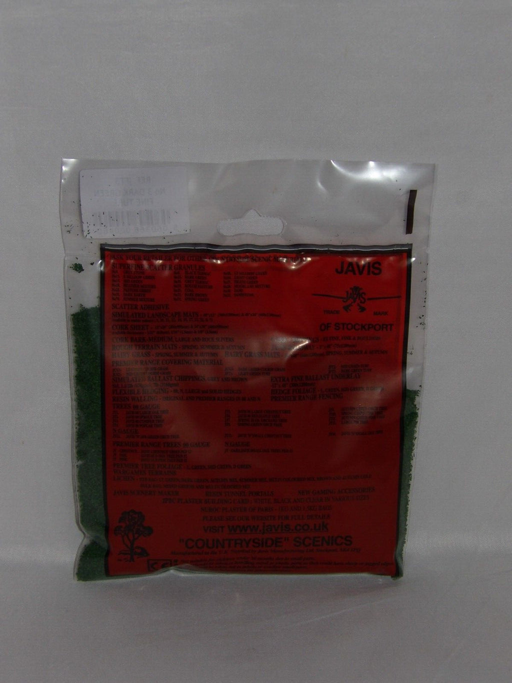 Javis "Countryside" Scenics No 3 Dark Green Fine Turf JFT3