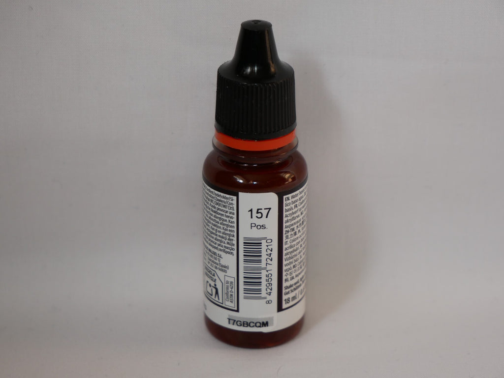 Vallejo Xpress Color Acrylic Copper Brown 18ml/0.6 fl oz Dropper Bottle - 72.421