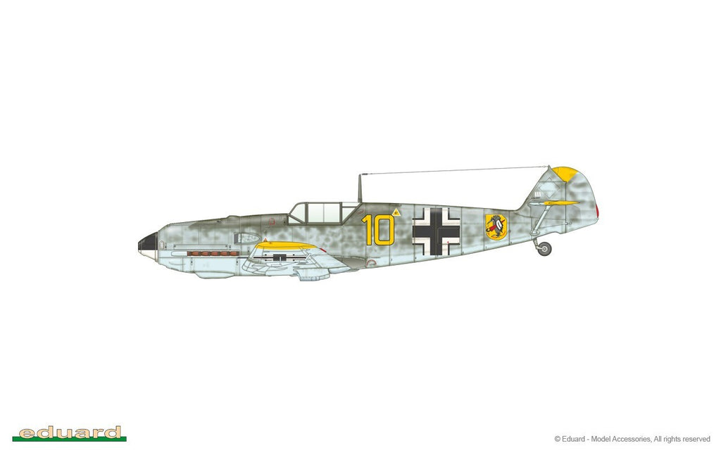 Eduard 1:32 Scale WW2 Messerschmitt Bf 109E-4 ProfiPACK Edition Model Kit - 3003