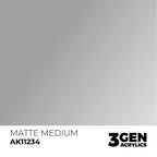 AK Interactive Auxiliary Products Range Matte Medium 17ml Dropper Bottle AK11234
