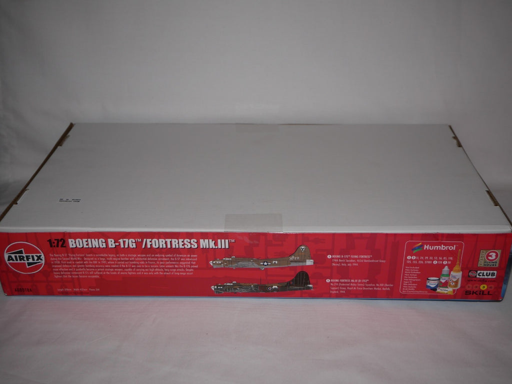Airfix 1:72 Scale Boeing B-17G Flying Fortress Mk.II Kit Skill Level 3 - A08018A