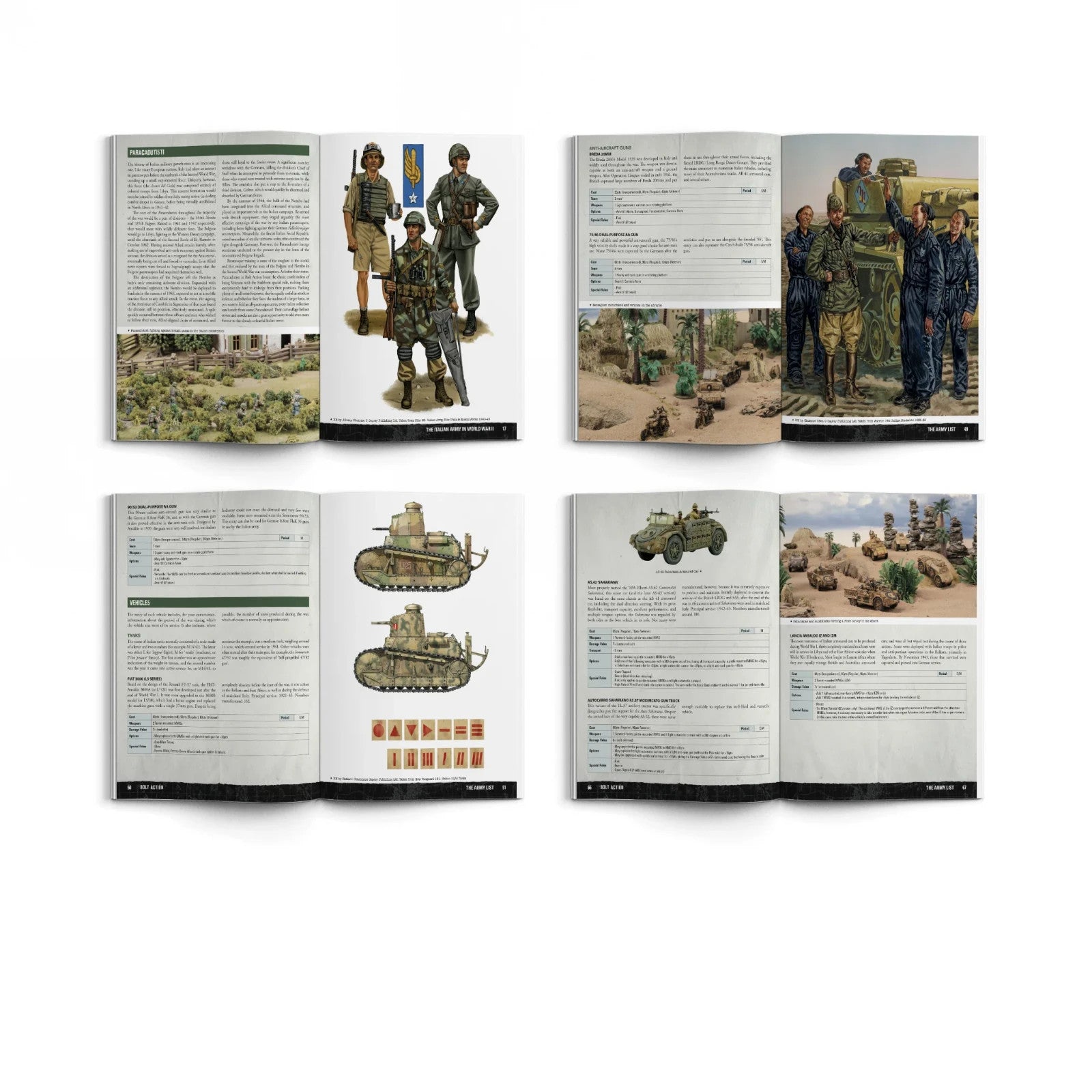 Warlord Games Bolt Action Armies Of Italy With 'Desert Lighting' Book Miniature - 403205801