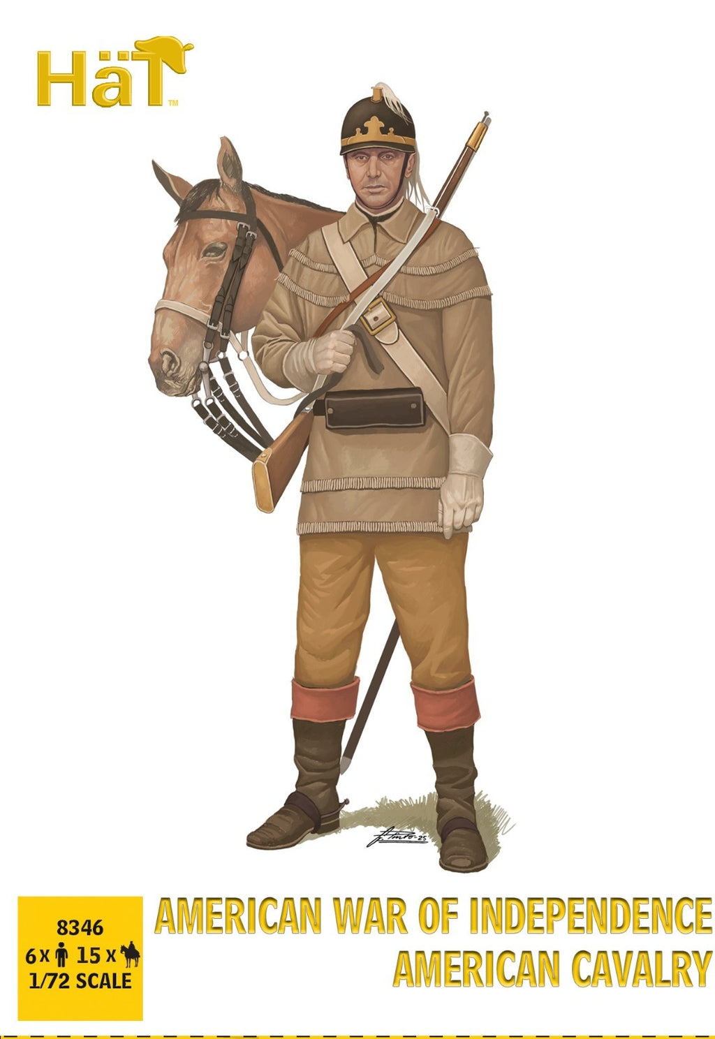 Hat Industrie 1:72 Scale American War Of Independence American Cavalry - 8346
