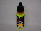 Vallejo Game Color Acrylic Range Fluorescent Yellow 18ml Dropper Bottle - 72.103