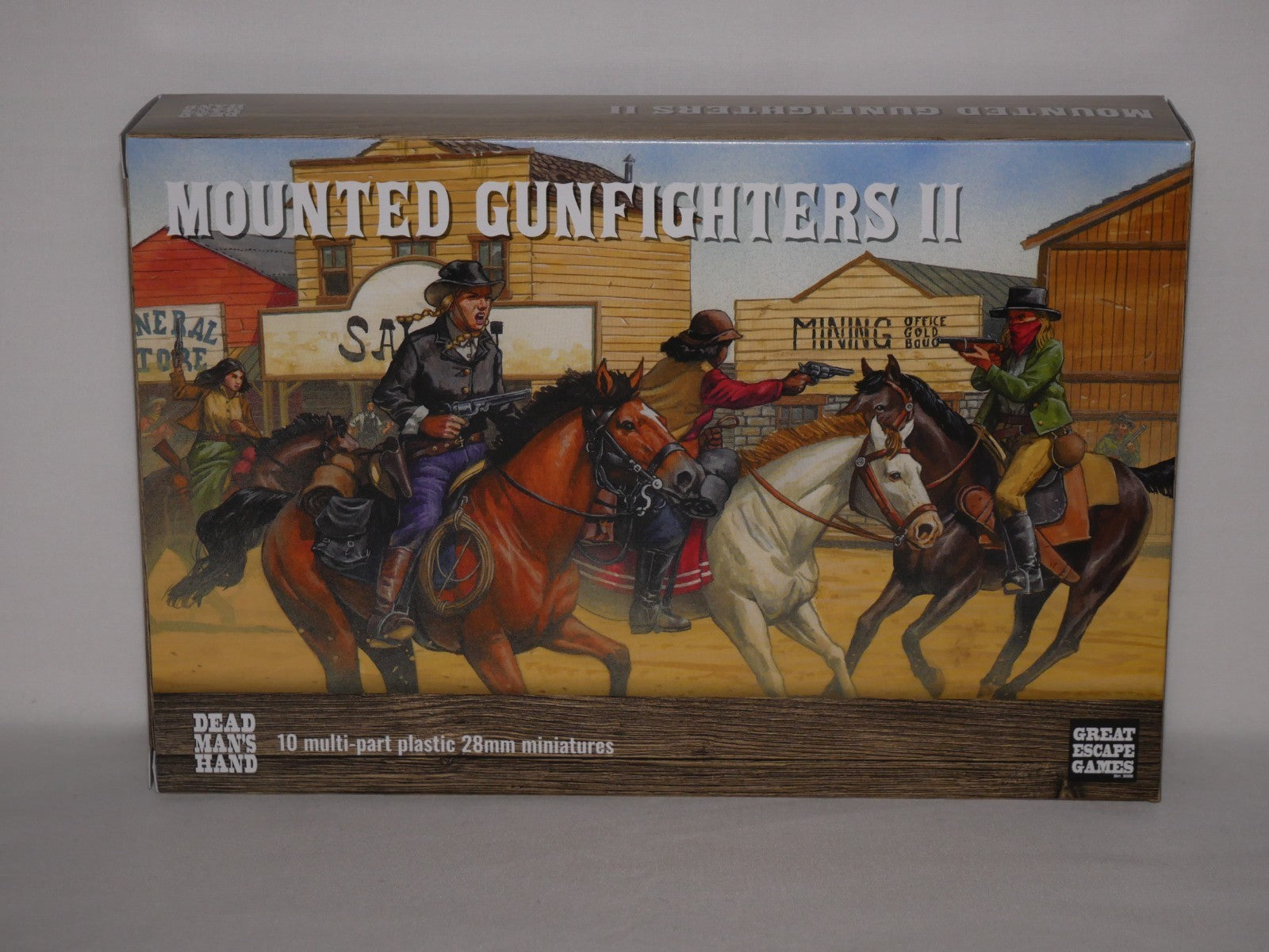 Great Escape Games Dead Mans Hand 28mm Mounted Gunfighters II The Ladies DMHP005