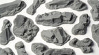 Gamers Grass Basing Bits Range Rocks For Wargaming Miniature Model Bases GGBB-RO