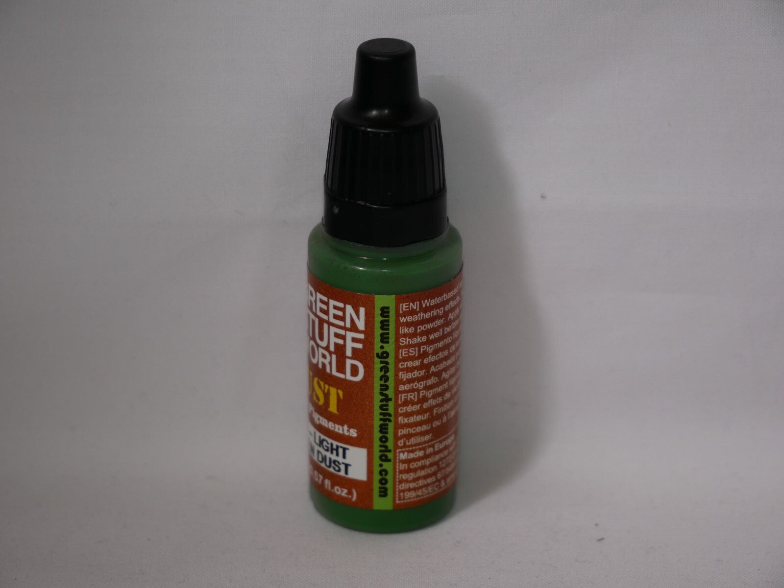 Green Stuff World Liquid Dust Pigments Paint Range Light Green Dust 17ml - 2303